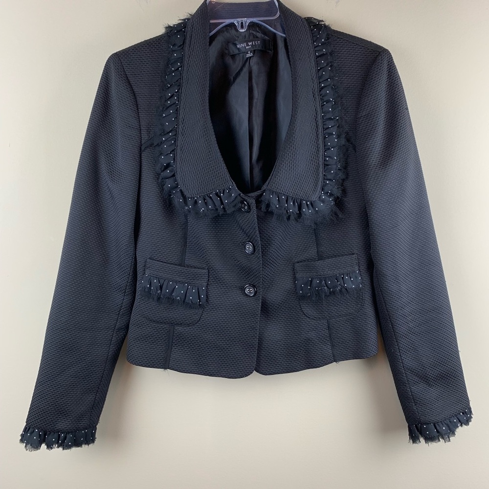 Nine West textured blazer/suit jacket